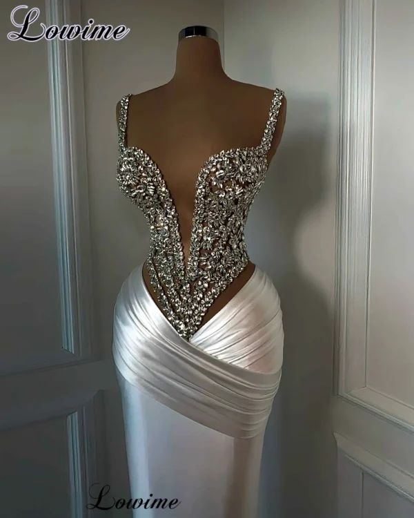 Vestidos de sirena  con cristales PERSONALIZADO